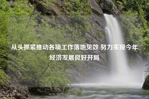 从头抓紧推动各项工作落地见效 努力实现今年经济发展良好开局